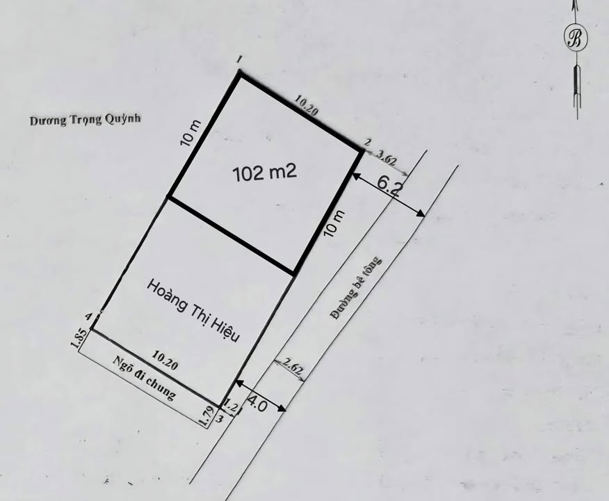 Lô đất vuông vức 102m² tại Nam Khê, Uông Bí - Giá cực tốt cho đầu tư!