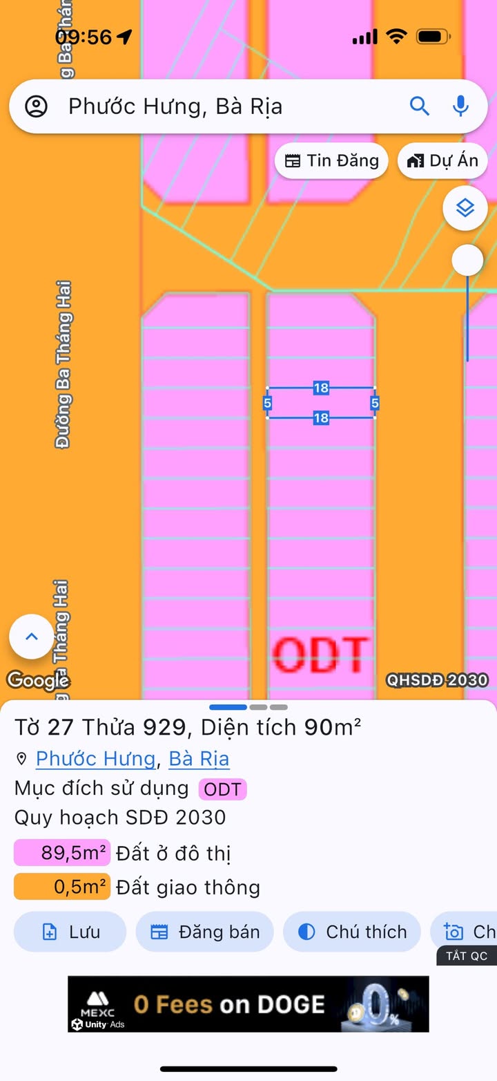 Đất nền Phước Hưng Bà Rịa 90m² giá 2.4 tỷ - Hướng Đông, công viên ngay sau lưng!