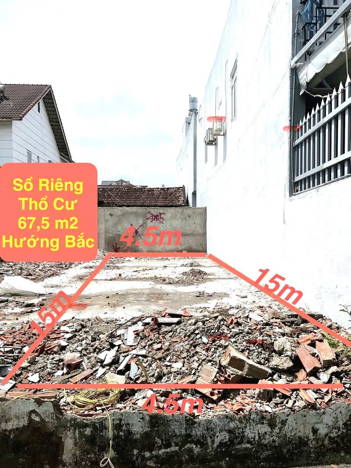 Bán đất Tân Phong, Biên Hòa 67m² giá 2.35 tỷ - Sổ hồng riêng, hỗ trợ vay