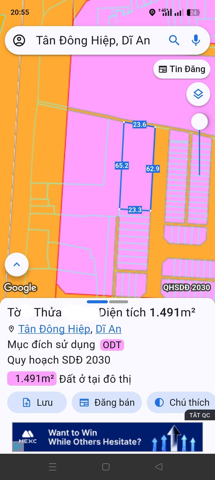 Tòa nhà 6 tầng Tân Đông Hiệp Dĩ An 1491m² giá 75 tỷ - Đầu tư sinh lời ngay!