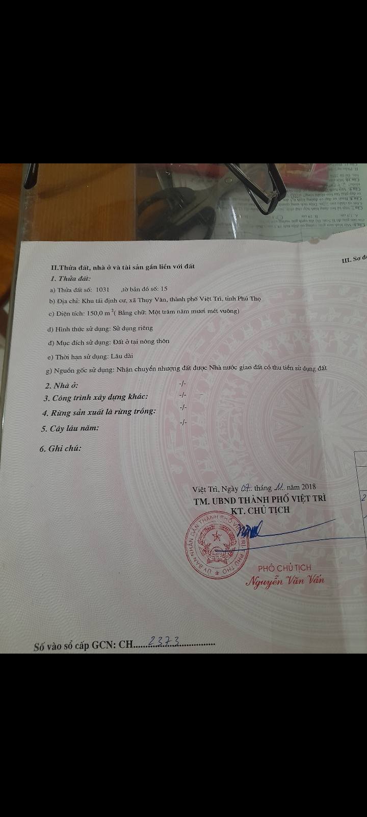 Đất nền thổ cư 150m² tại Nông Trang, Việt Trì - Đầu tư sinh lời ngay!