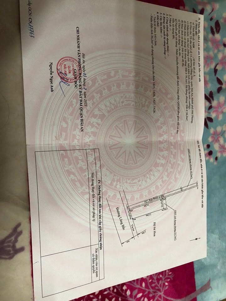 Đất mặt đường Lũng Bắc Đằng Hải 70m² giá 6.2 tỷ - Sổ đỏ chính chủ!