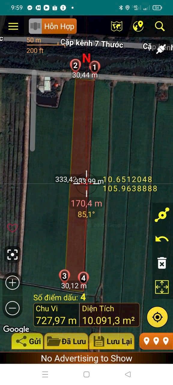 Đất nền 10.000m² tại xã Tân Lập, huyện Tân Thạnh, Long An - Giá chỉ 630 triệu VND!