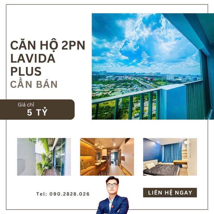 Căn hộ Lavida Plus 74m² giá thỏa thuận - Tầm nhìn thoáng đãng, không gian mở!