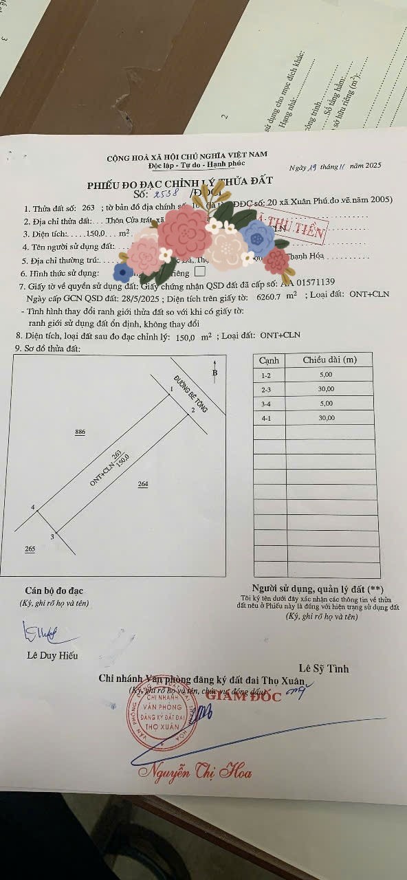 Đất nền Xuân Phú, Thọ Xuân, Thanh Hóa 150m² giá 300 triệu - Vị trí cực kỳ tiềm năng!