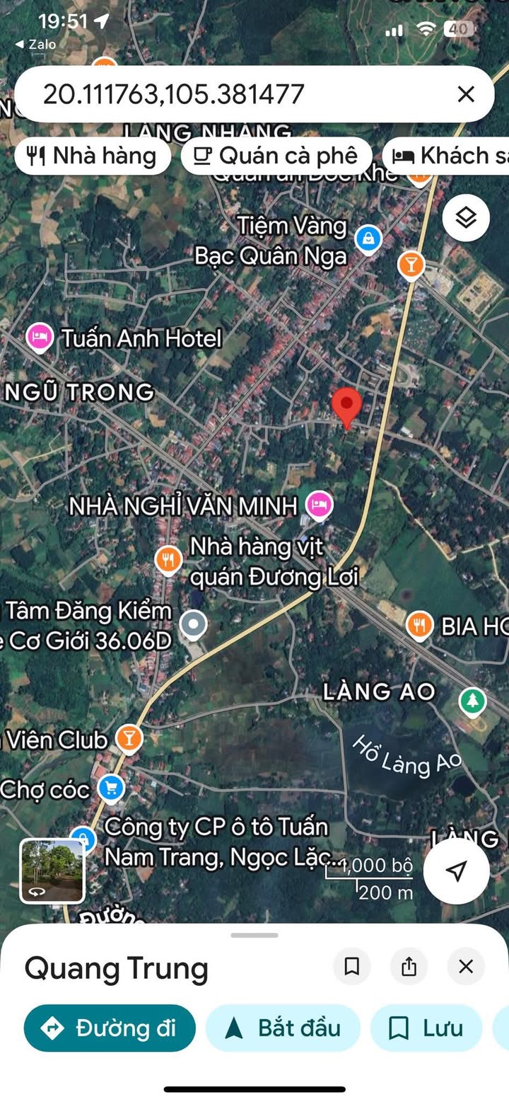 Đất thổ cư 530m² tại Thị trấn Ngọc Lặc - Chỉ 3xx triệu, chốt nhanh!