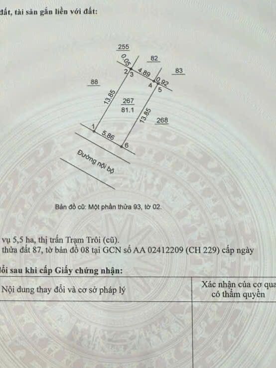 Đất dịch vụ Trạm Trôi 81.1m² giá 11.3 tỷ - Vị trí đẹp, tiềm năng đầu tư