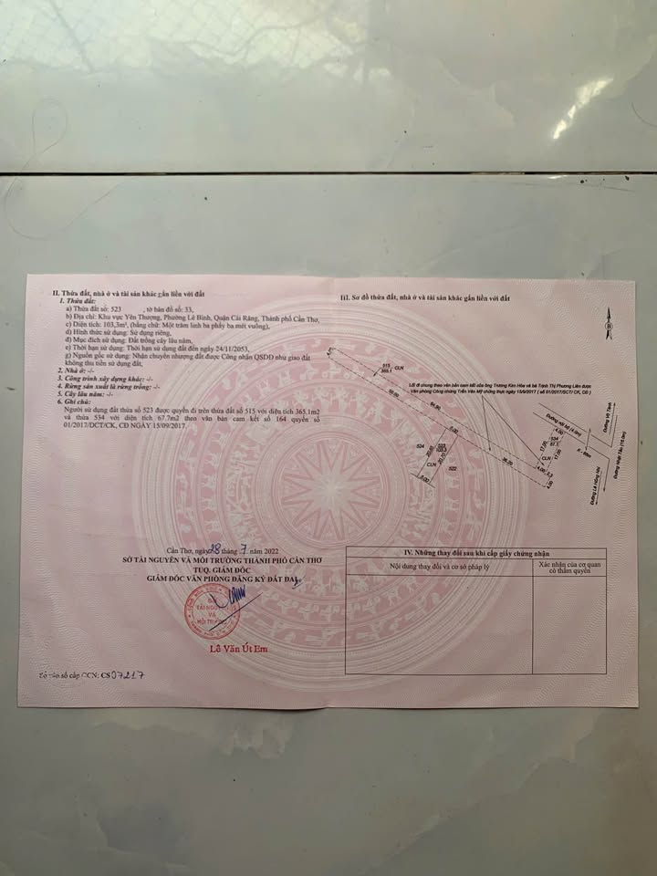 Đất nền hẻm 4m đường Lê Nhật Tảo, Cái Răng, 100m² - Sổ hồng chính chủ, giá chỉ 1.27 tỷ!