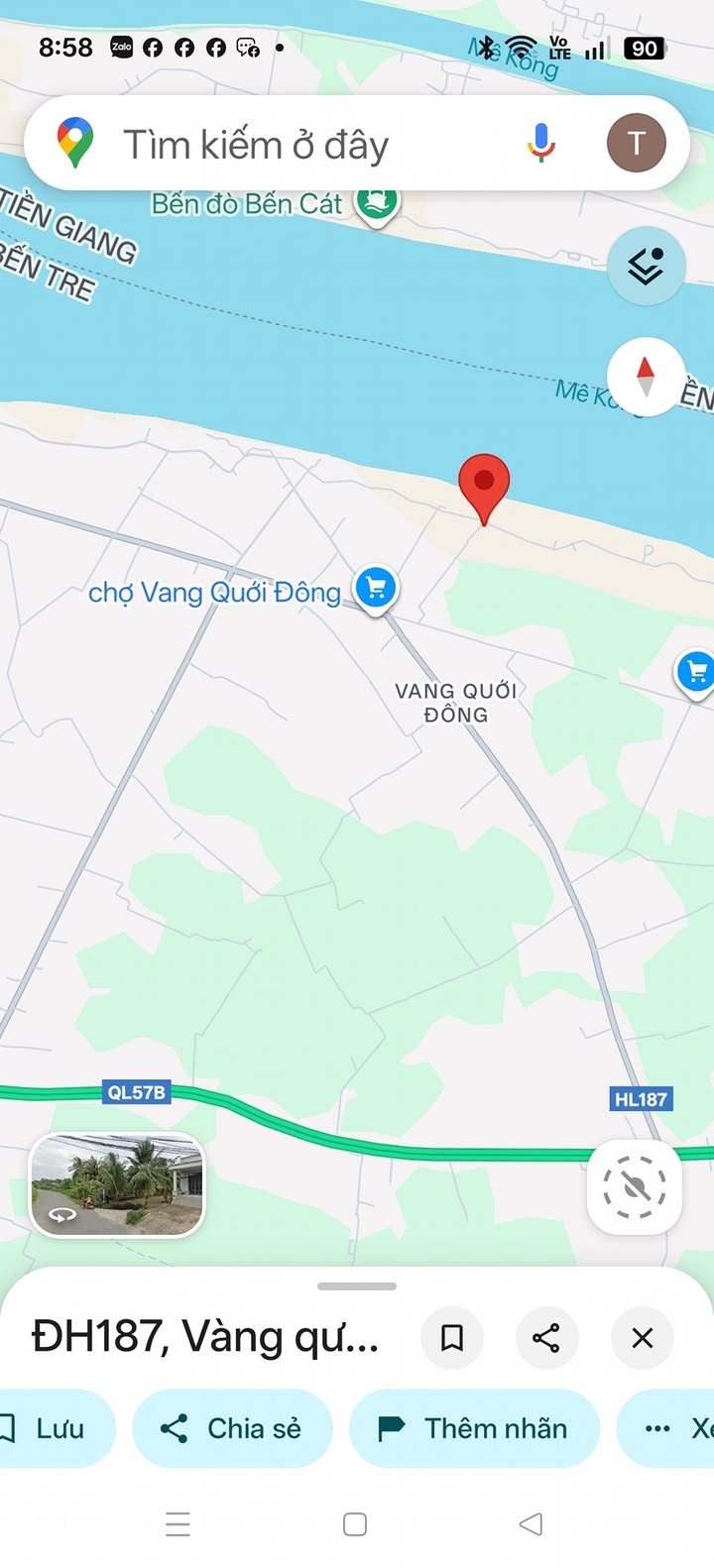 Đất nền Vang Quới Đông Bình Đại 532m² giá 450 triệu - Đầu tư sinh lời ngay!