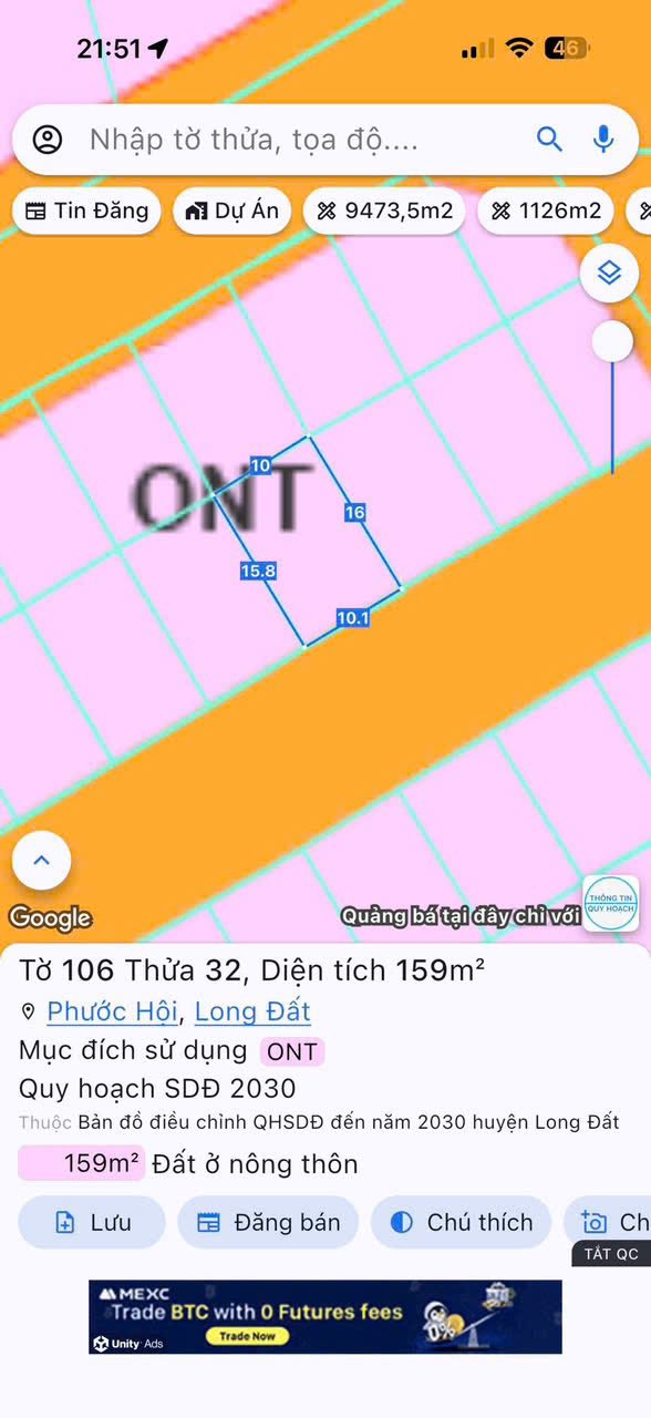 Đất nền Phước Hải 159m² giá 1.75 tỷ - Đầu tư sinh lời ngay!