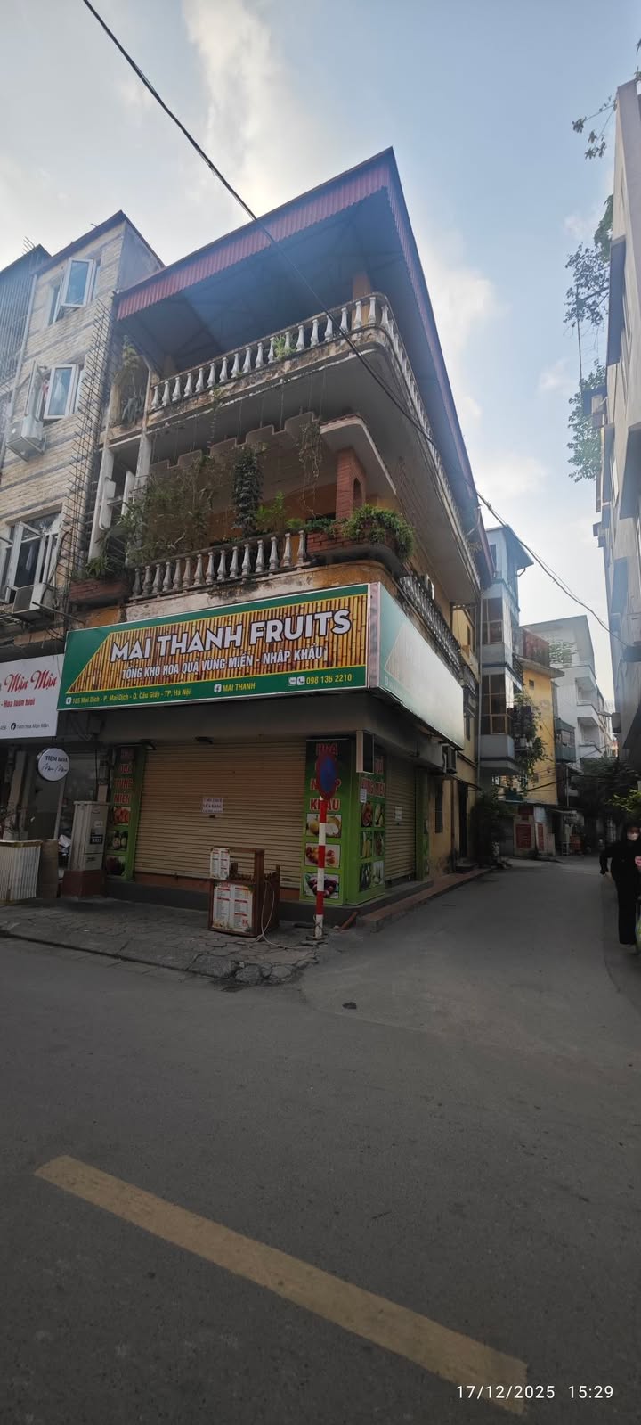 Cho thuê lô góc Trần Vỹ Cầu Giấy 50m² giá 25 triệu - Vị trí kinh doanh lý tưởng!