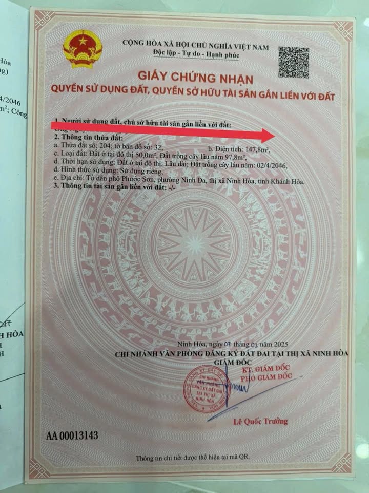 Đất nền Ninh Đa 147m² giá 980 triệu - Lô góc 2 mặt tiền vị trí đẹp!