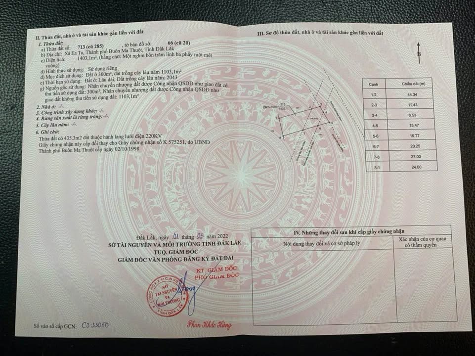 Đất nền mặt tiền Vành Đai 14/26, P. Tân An - Diện tích 1320m², giá 8.748 tỷ - Đầu tư sinh lời ngay!