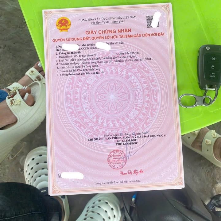 Đất nền Trà Côn Vĩnh Long 235m² giá 100 triệu - Gần tỉnh lộ 907!