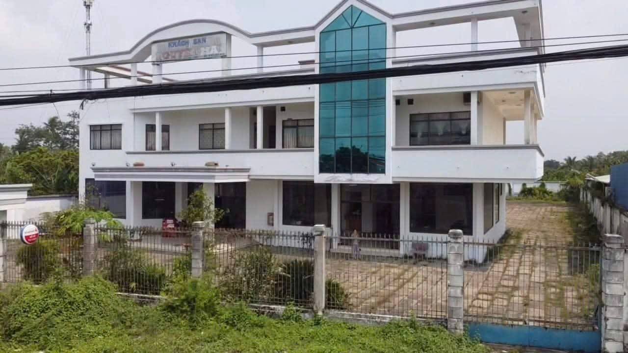 Khách sạn mặt tiền Quốc lộ 80 - Vĩnh Long 2095m² giá 25 tỷ - Đầu tư sinh lời ổn định!