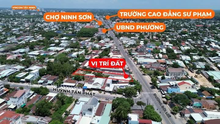 Đất thổ cư Ninh Sơn Tây Ninh 329m² giá 5.3 tỷ - Mặt tiền đường Bời Lời