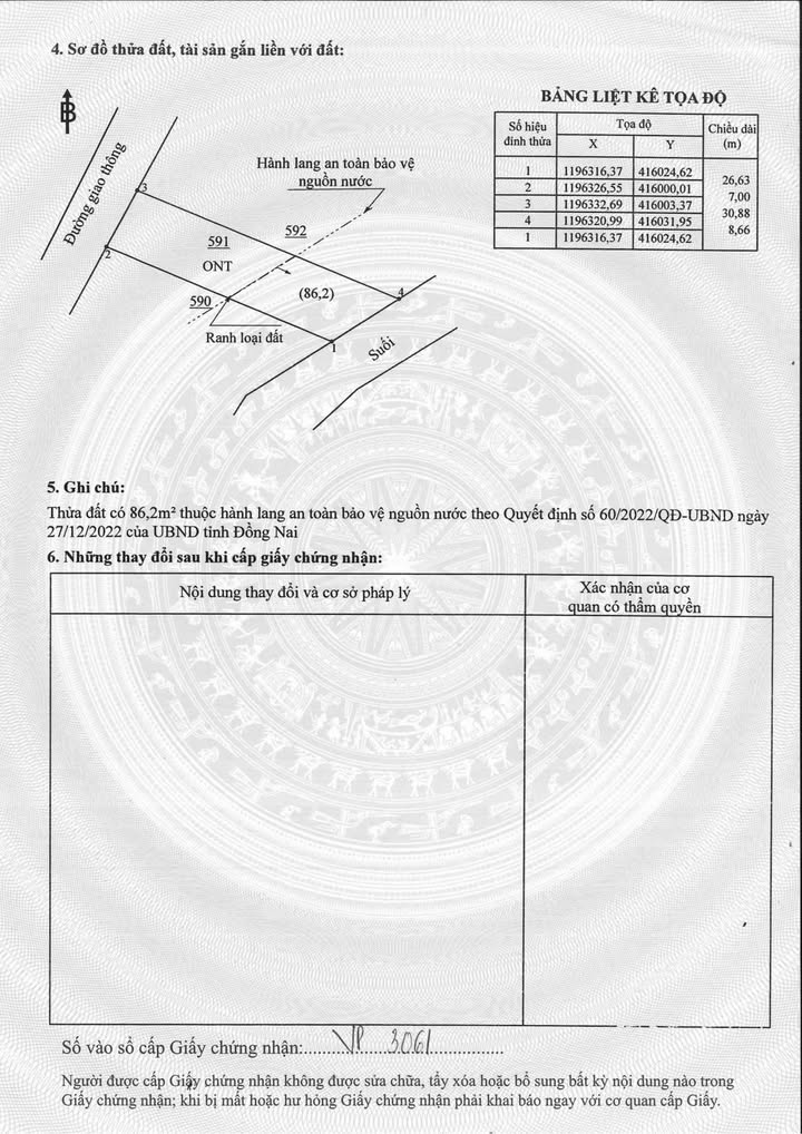 Đất nền Lộc An, Long Thành 201.5m² giá 6.045 tỷ - Đầu tư sinh lời ngay!