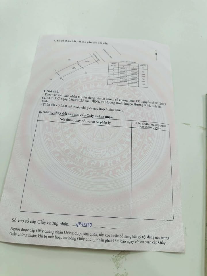 Đất thổ cư Hương Bình 245m² - Mặt tiền kinh doanh thuận lợi!