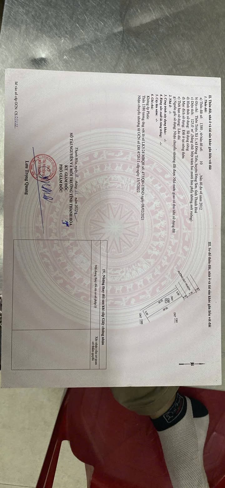 Đất nền Phường Đông Tiến 125m² giá 1.08 tỷ - Cơ hội đầu tư tuyệt vời!