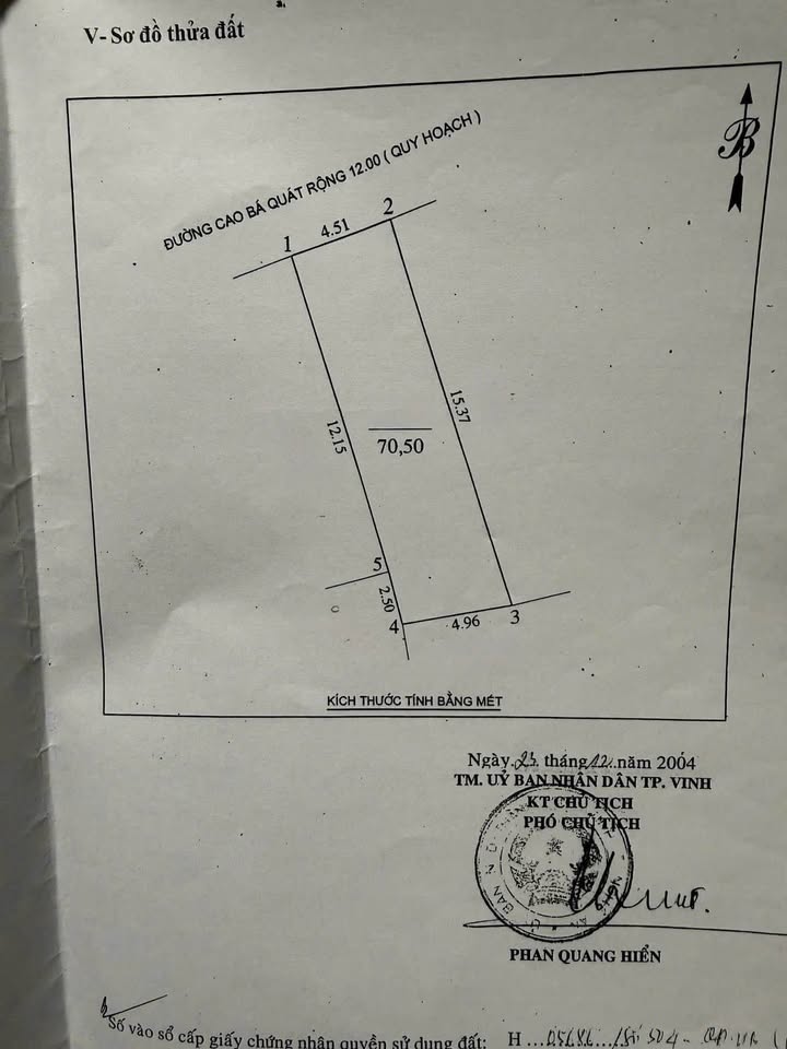 Nhà phố đường Cao Bá Quát, P.Trường Thi, 70.5m² giá 5.58 tỷ - Vị trí đắc địa trung tâm thành phố!