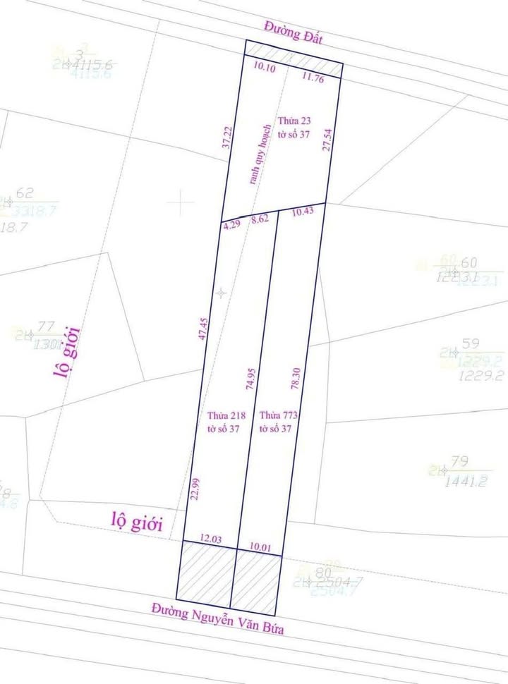 Đất nền Hóc Môn 2351m² giá 70.53 tỷ - Mặt tiền Nguyễn Văn Bứa, tiện làm bãi xe