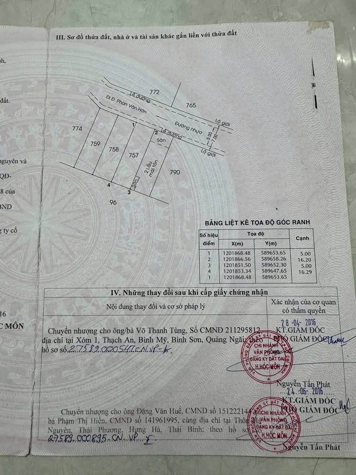 Lô đất 95m² Xuân Thới Thượng 2.999 tỷ - Đón Tết ngay!