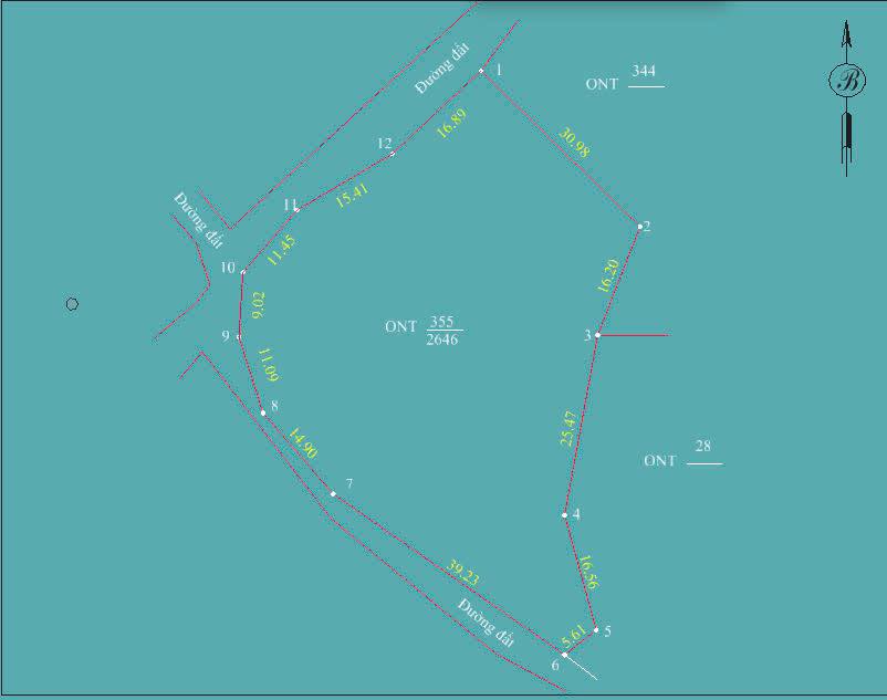 Đất nền Văn Miếu Thanh Sơn 2600m² giá chỉ 900 triệu - Sổ hồng chính chủ!