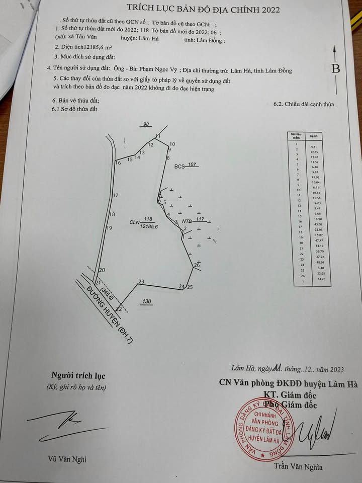 Đất mặt đường nhựa Đinh Văn, Lâm Hà 11468m² giá 9.5 tỷ - Cơ hội đầu tư tuyệt vời!