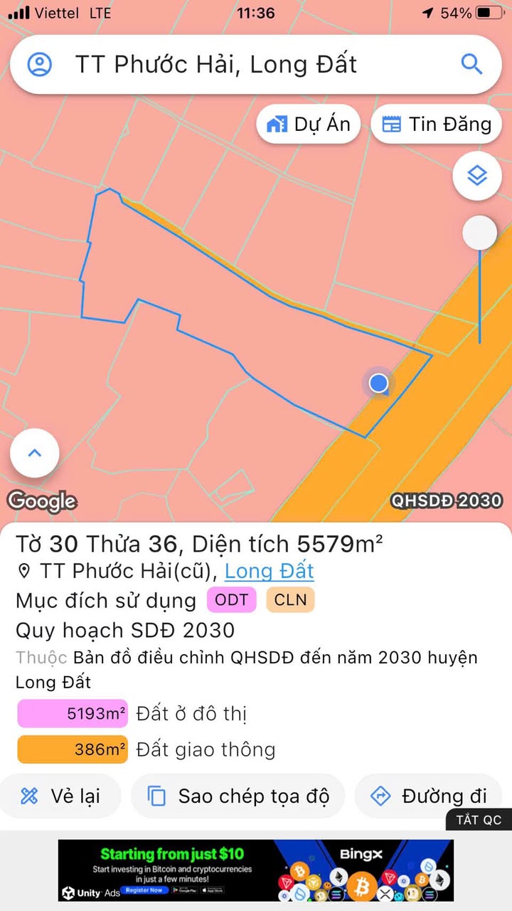 Đất Phước Hải 5195m² mặt tiền 36m - Cơ hội đầu tư tuyệt vời!