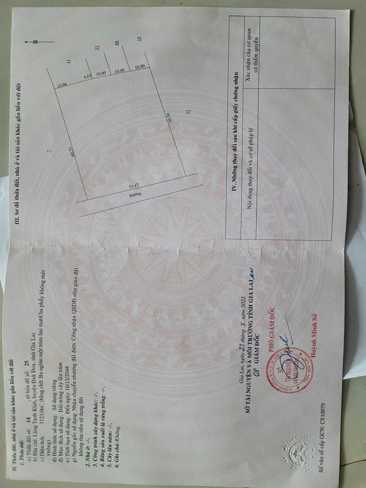 Đất đẹp tại Glar, Gia Lai 3180m² giá 948.6 triệu - Đầu tư sinh lời ngay!