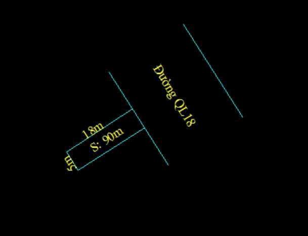 Đất mặt đường Quốc lộ 18 phường Đông Mai 90m² giá 2 tỷ - Đầu tư sinh lời ngay!