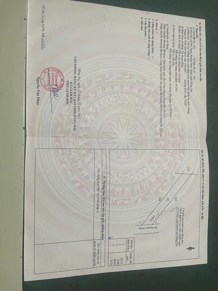 Đất thổ cư 264m² tại Phú Ngọc, Định Quán, Đồng Nai - Giá chỉ 350 triệu không thương lượng!