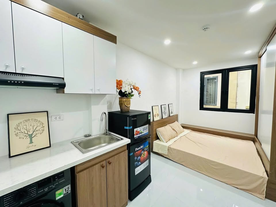Căn hộ cho thuê 166 Kim Mã, Ba Đình 35m² giá 5.2 triệu - Full nội thất hiện đại!