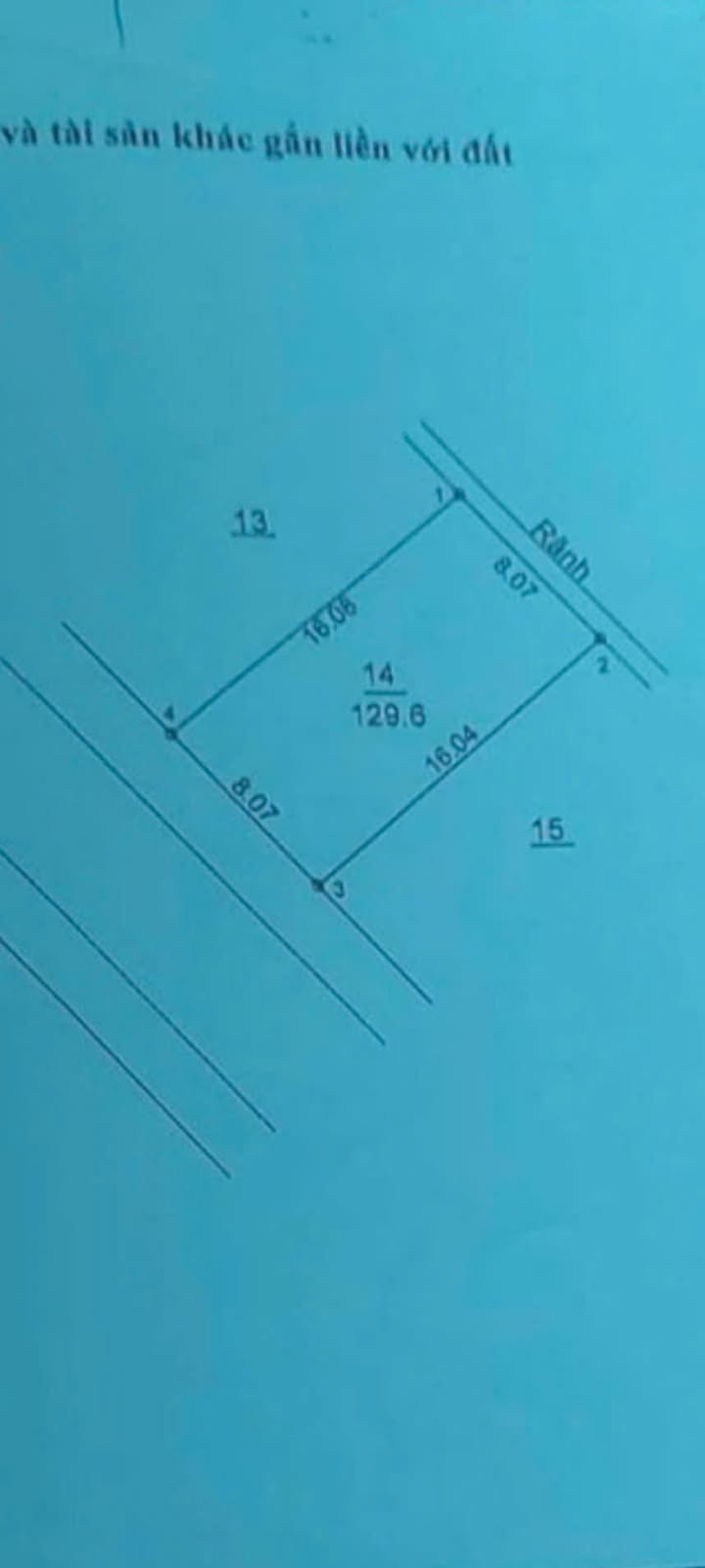 Đất nền Kim Chung Hoài Đức 129.6m² giá chỉ 15.5 tỷ - Cơ hội đầu tư lý tưởng!