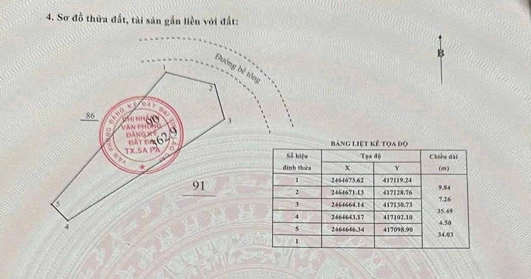 Đất nền Sa Pa 362.9m² giá 700 triệu - View thiên nhiên tuyệt đẹp!