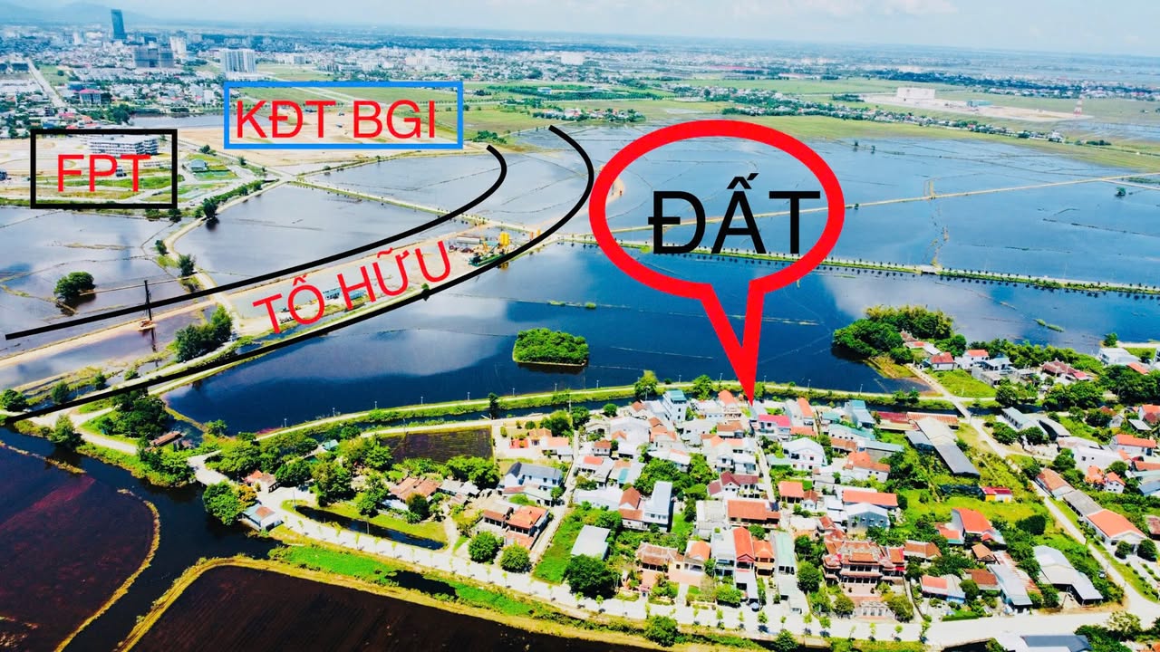 Đất 2 mặt tiền Thủy Thanh, Huế 92m² giá 1.28 tỷ - View sông thoáng mát!