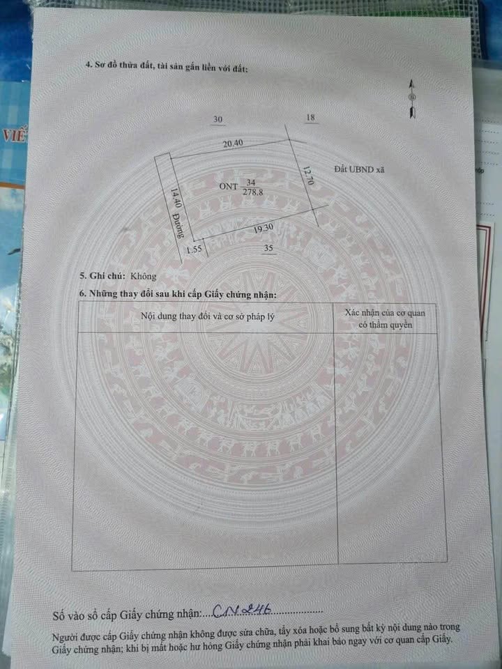 Đất thổ cư 276m² tại Thôn Thúy Lâm, Thanh Miện chỉ 3 tỷ - Cơ hội đầu tư tuyệt vời!