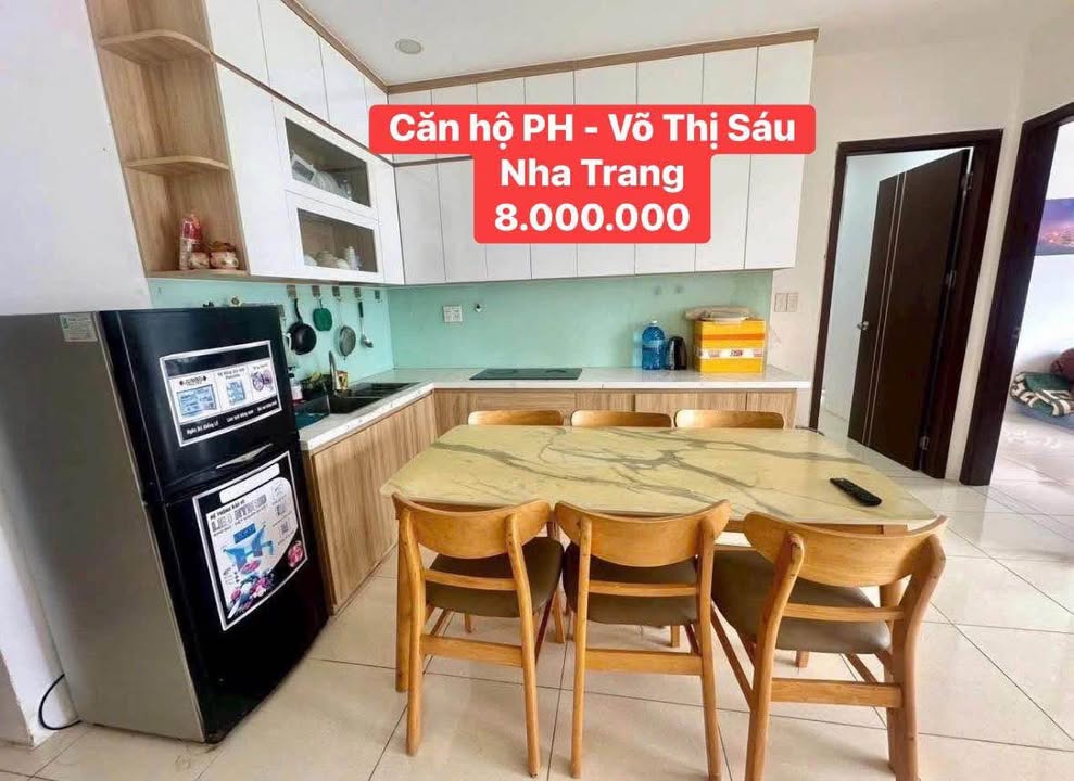 Căn hộ cho thuê tại Võ Thị Sáu, Vĩnh Nguyên, 64m² - Thiết kế hiện đại, giá 8 triệu/tháng!