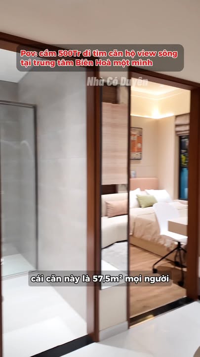 Căn hộ Fresia Riverside Biên Hòa 57m² giá 500 triệu - Căn góc view sông tuyệt đẹp!