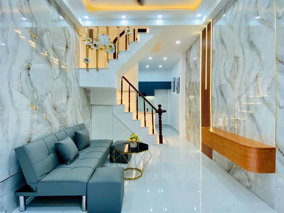 Nhà đẹp hẻm xe hơi Đậu Cửa, Gò Vấp 22m² giá 4.489 tỷ - Nội thất tặng kèm!