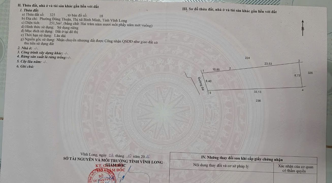 Đất nền khu vực Đông Thuận, Thới Lai 251m² giá chỉ 650 triệu - Cơ hội đầu tư tuyệt vời!