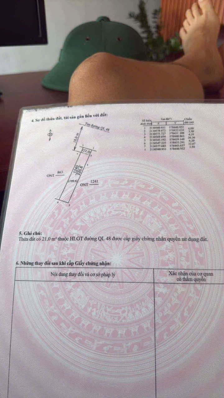 Đất nền Quốc lộ 48, Nghĩa Thuận, Thái Hòa 192m² - Cơ hội đầu tư hấp dẫn!