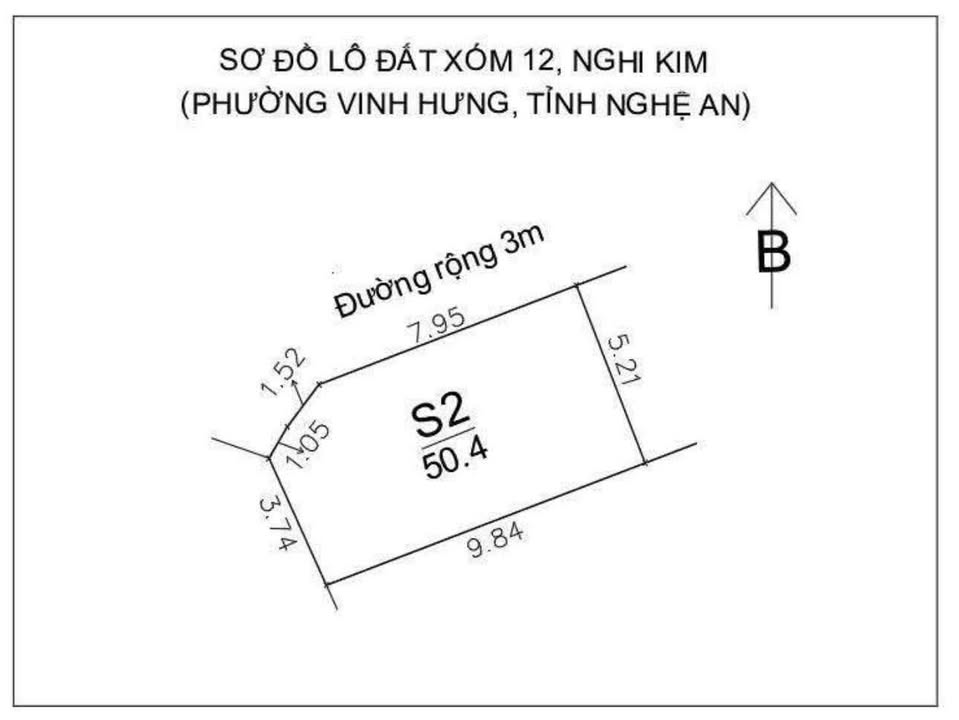 Đất nền Nghi Kim 50m² giá 900 triệu - Vị trí thuận lợi gần bến xe!