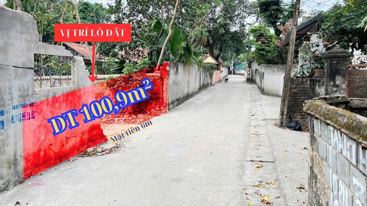 Đất nền chính chủ Gia Khánh, Bình Xuyên, Vĩnh Phúc 100m² giá nhỉnh 1 tỷ - Cơ hội vàng đầu tư!