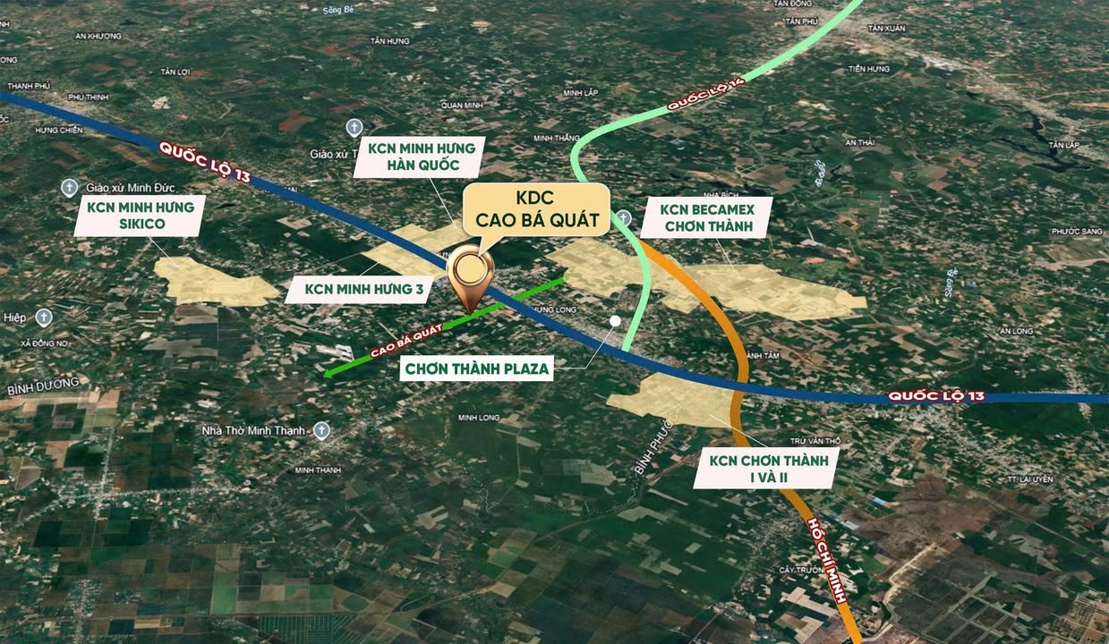 Đất nền mặt tiền đường Cao Bá Quát Dĩ An 190m² giá 1 tỷ - Tiềm năng đầu tư lớn!