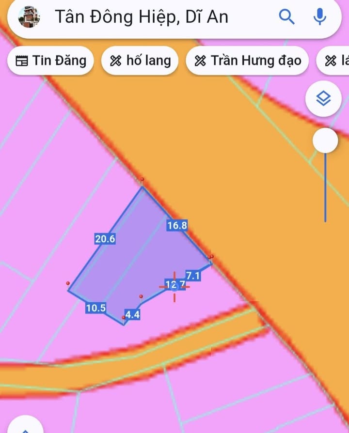 Đất nền mặt đường Lê Hồng Phong, Dĩ An 222m² giá 18 tỷ - Đầu tư sinh lời ngay!