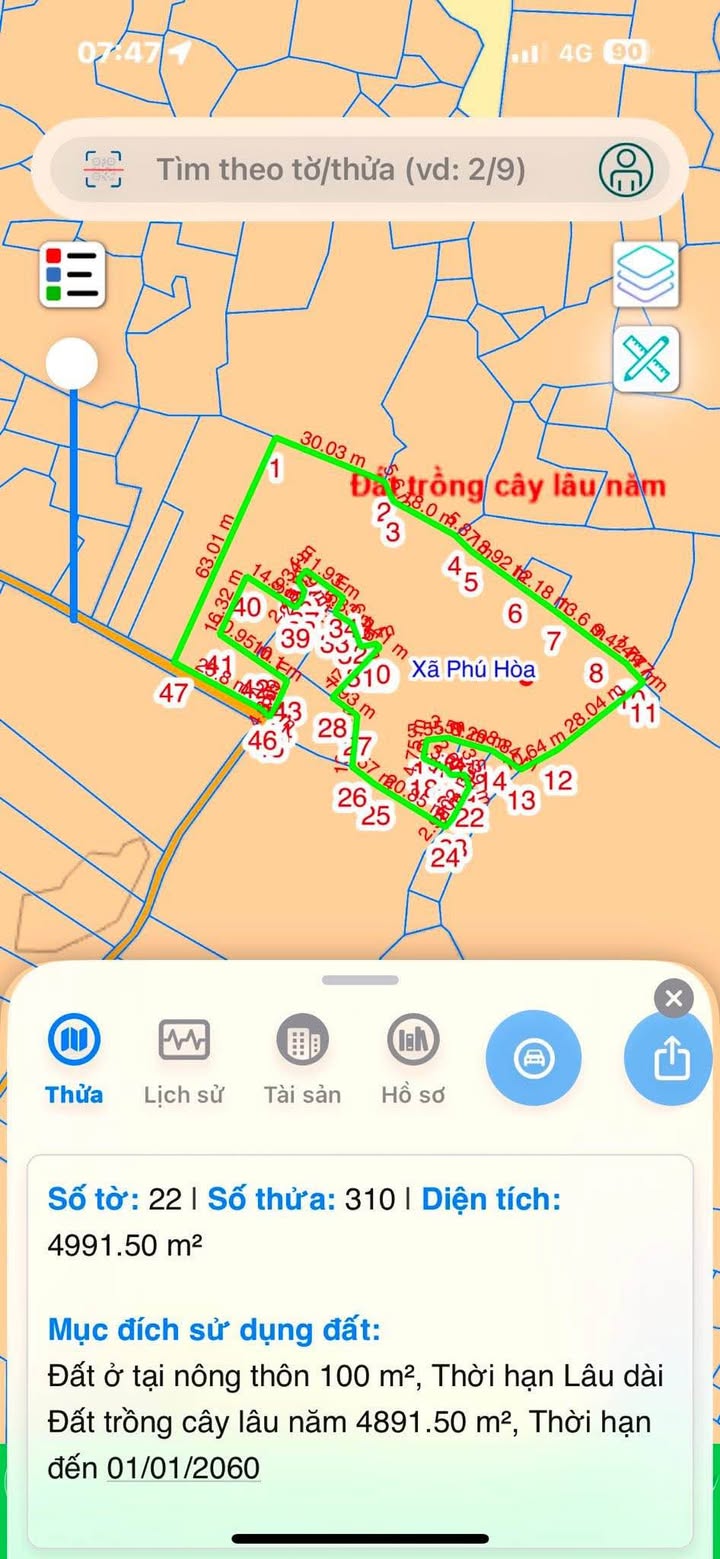 Đất thổ cư 6100m² Phú Hòa Thủ Dầu Một giá chỉ 1.6 tỷ - Cơ hội đầu tư tuyệt vời!