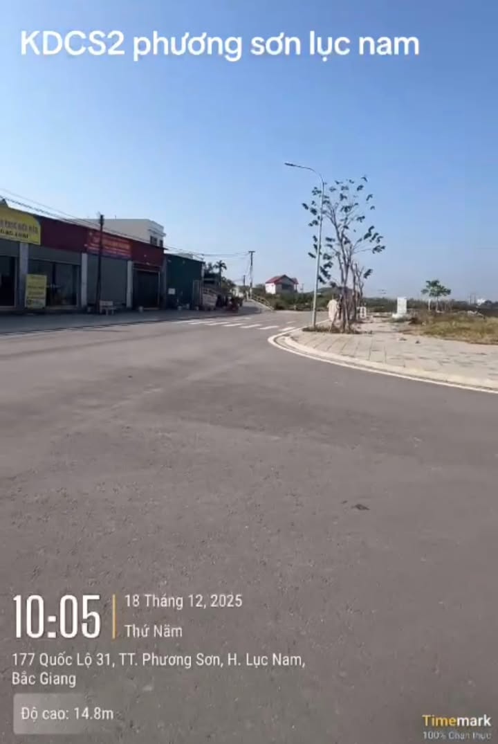 Đất nền góc 2 mặt tiền Phương Sơn, Lục Nam 114m² - Đầu tư sinh lời ngay!