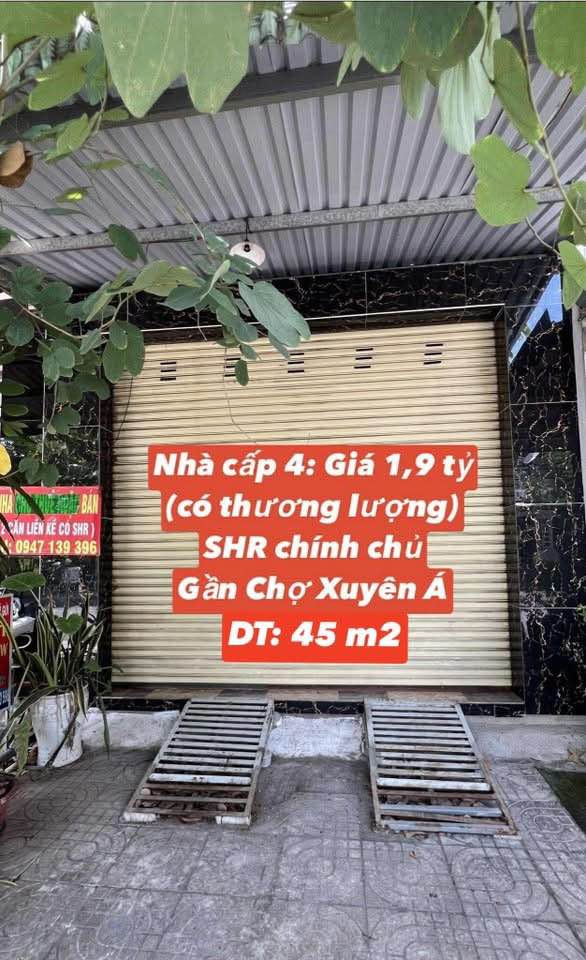 Nhà mặt tiền đẹp tại KDC Xuyên Á 45m² giá chỉ 1.9 tỷ - Cơ hội đầu tư hấp dẫn!