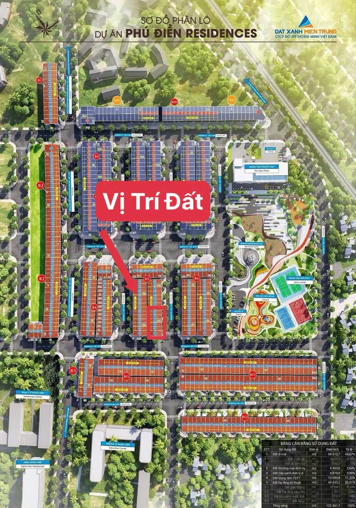 Đất nền KDC Phú Điền 97m² giá 1.02 tỷ - Hạ tầng hoàn thiện, kết nối thuận tiện!